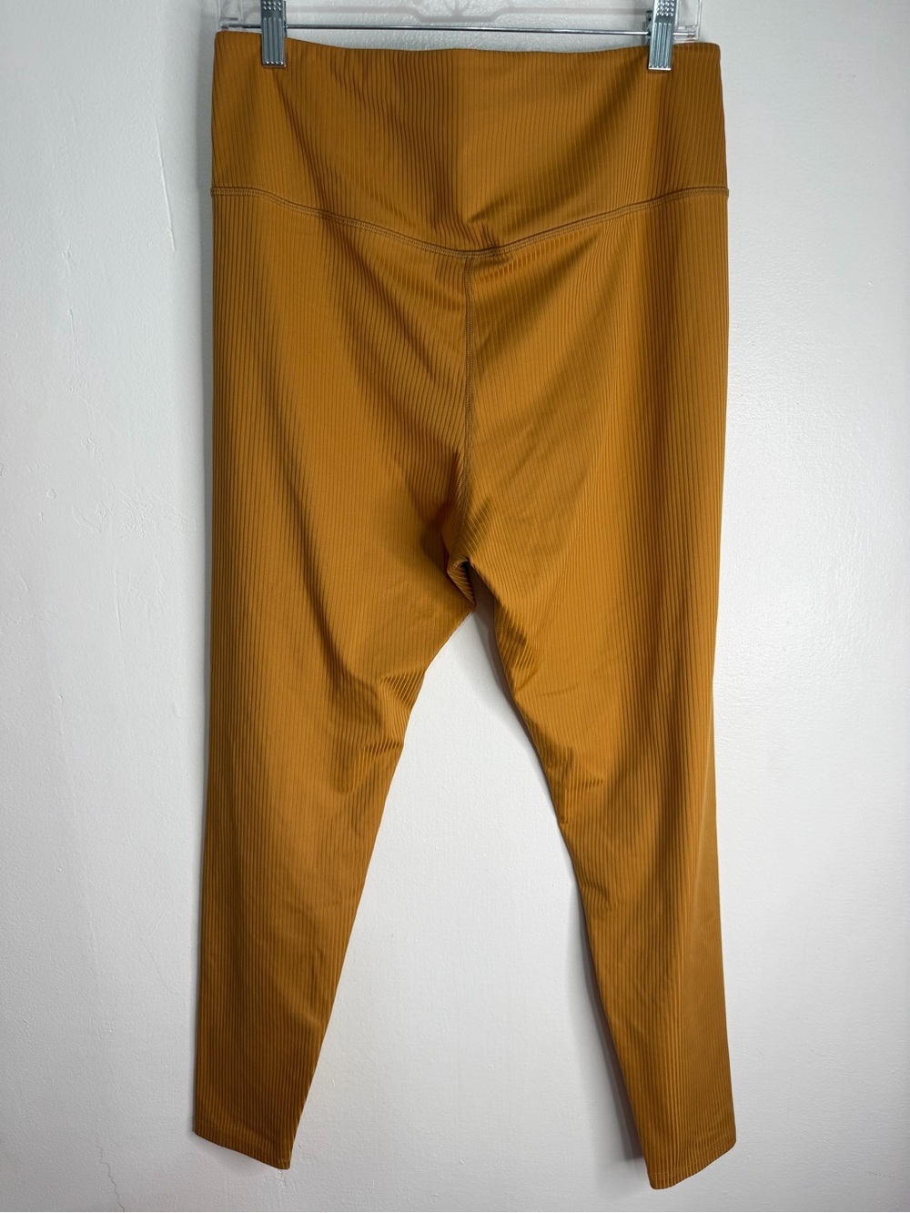 GIRLFRIEND COLLECTIVE Ribbed High-Waist Leggings - Mustard - Picture 2 of 4